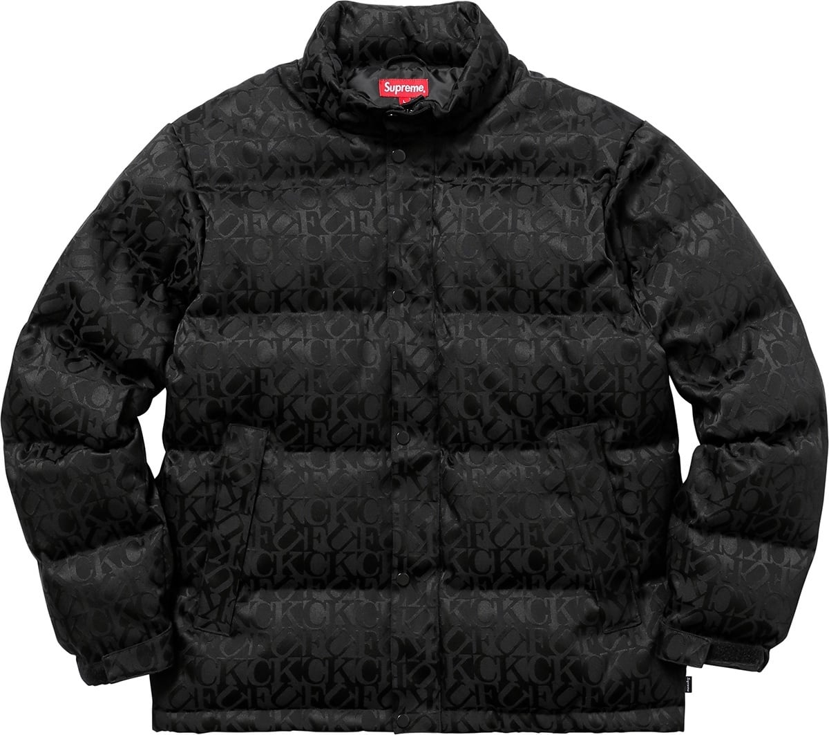 Fuck Jacquard Puffy Jacket view 21